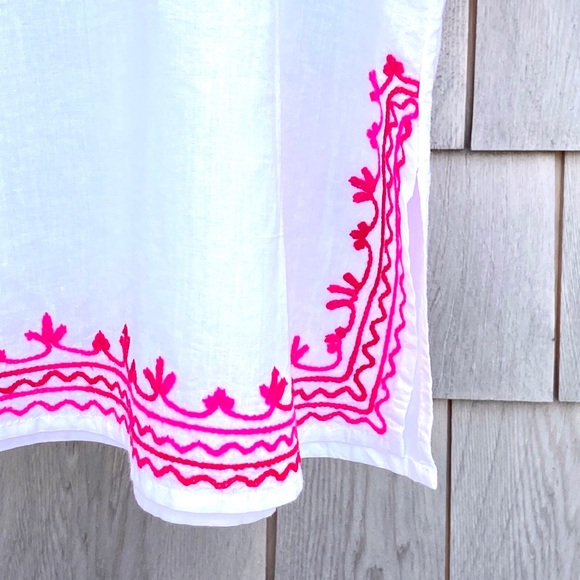 NWOT Asha Tunic W/Brightly Colored Embroidery - Picture 10 of 10